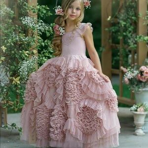 NWT. Size 7 Dollcake Best wishes Pink Luxe.